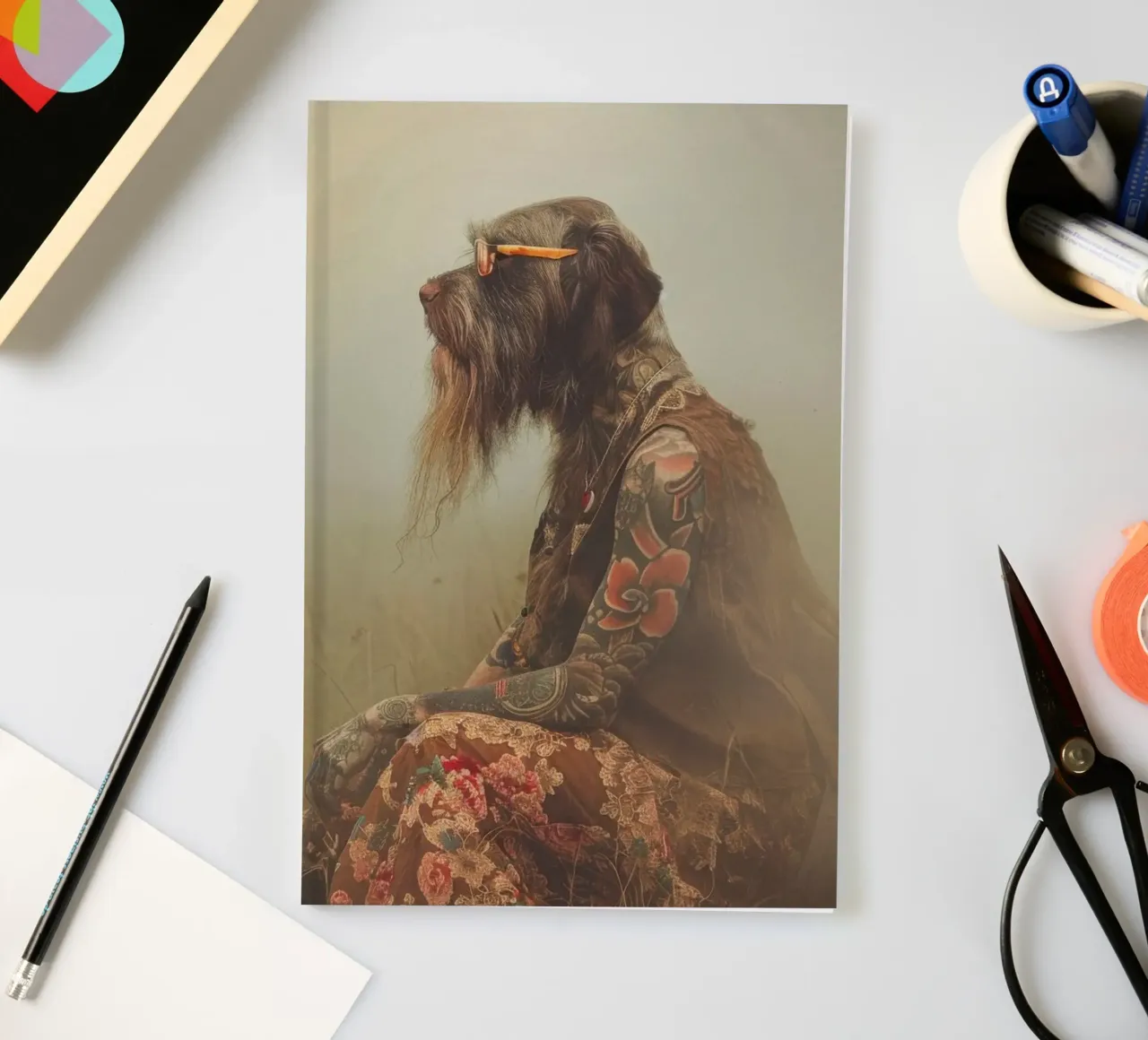 Léonard notebook by Affiches Chien Originales – Dogland