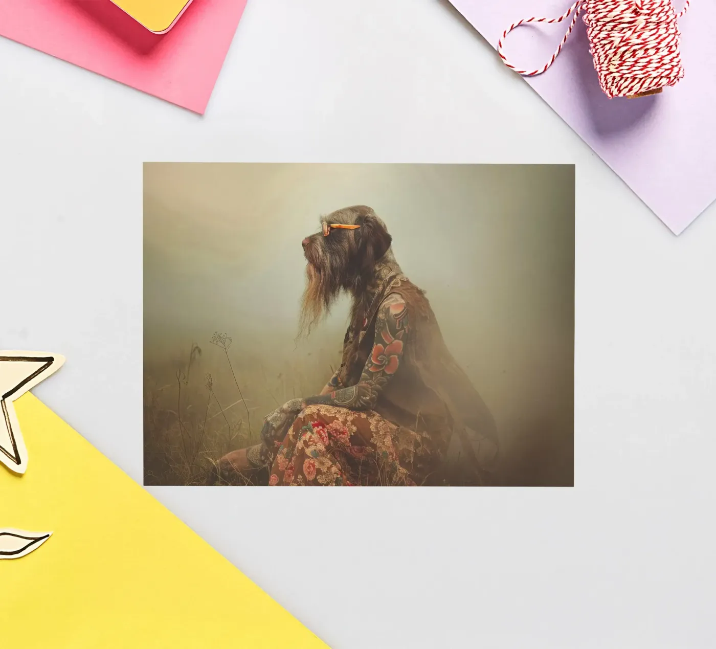 Léonard adesivo da Affiches Chien Originales – Dogland