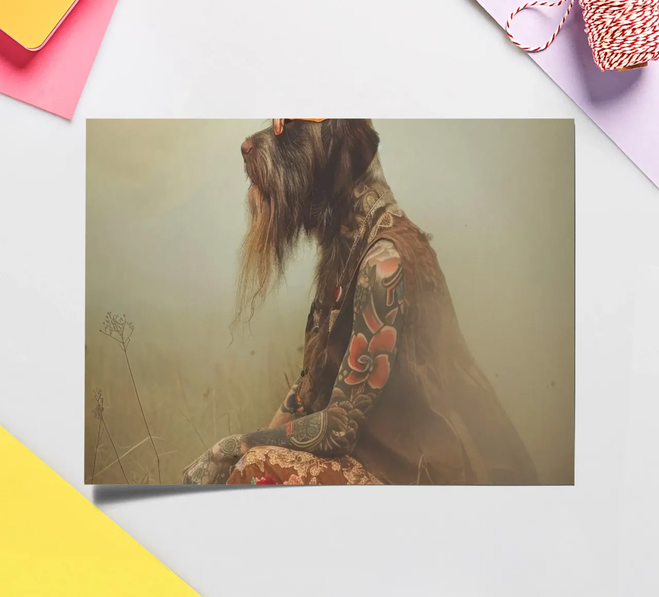 Léonard sticker sheet by Affiches Chien Originales – Dogland