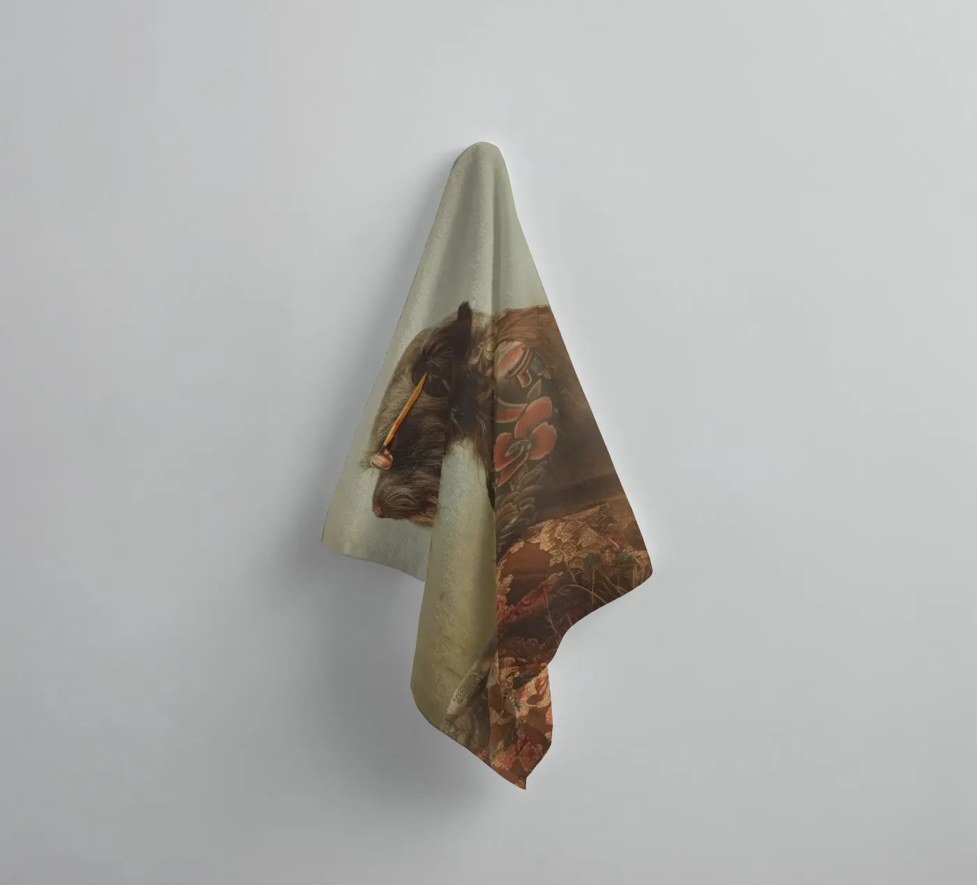 Léonard towel by Affiches Chien Originales – Dogland
