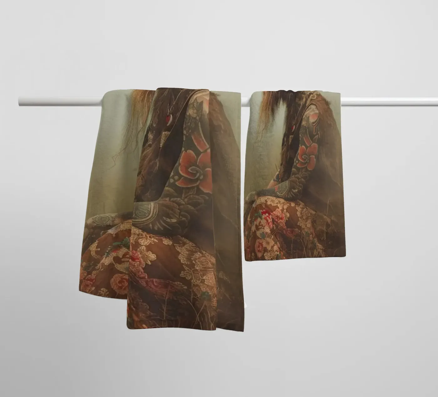 Léonard towel by Affiches Chien Originales – Dogland