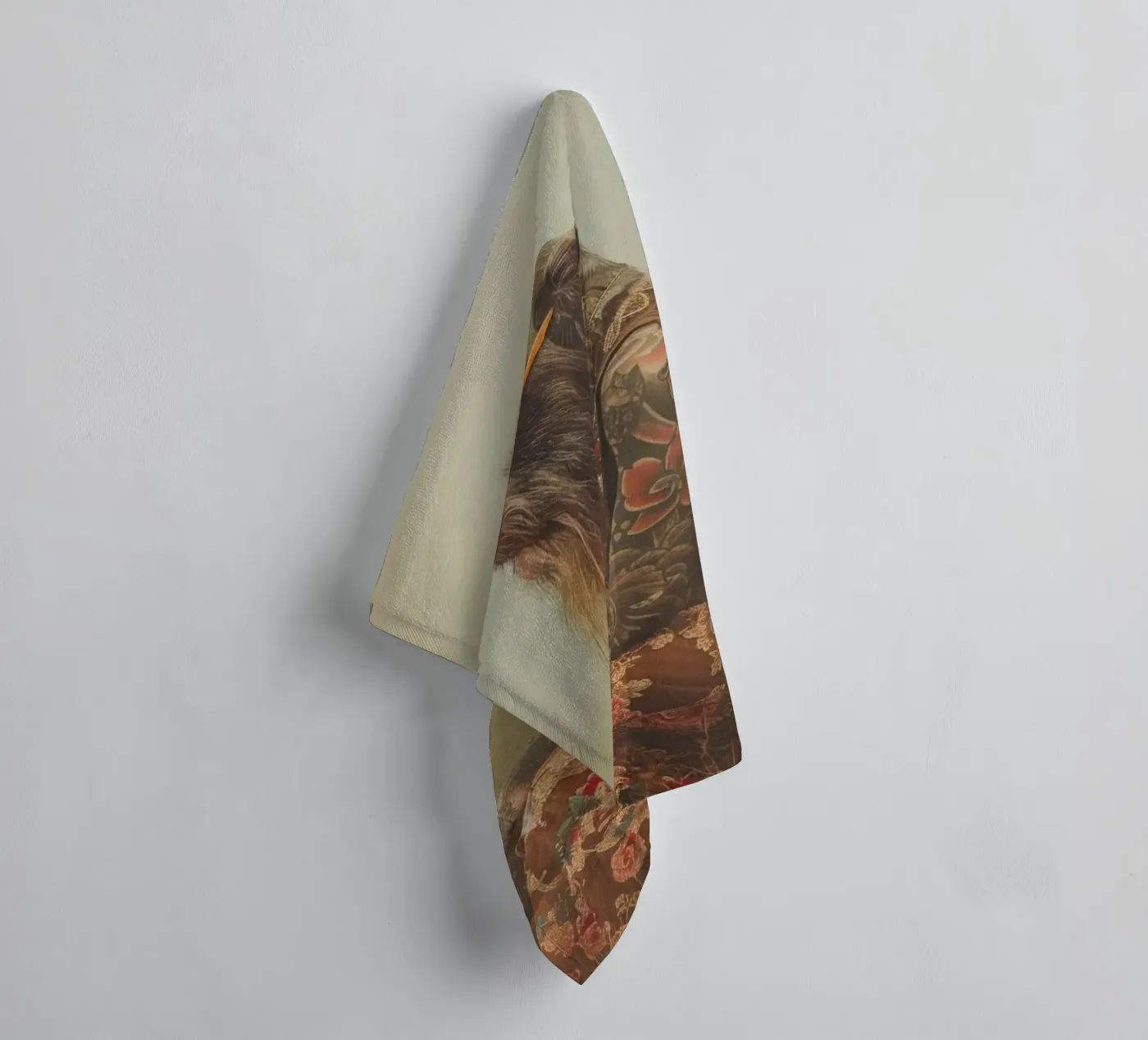 Léonard towel by Affiches Chien Originales – Dogland