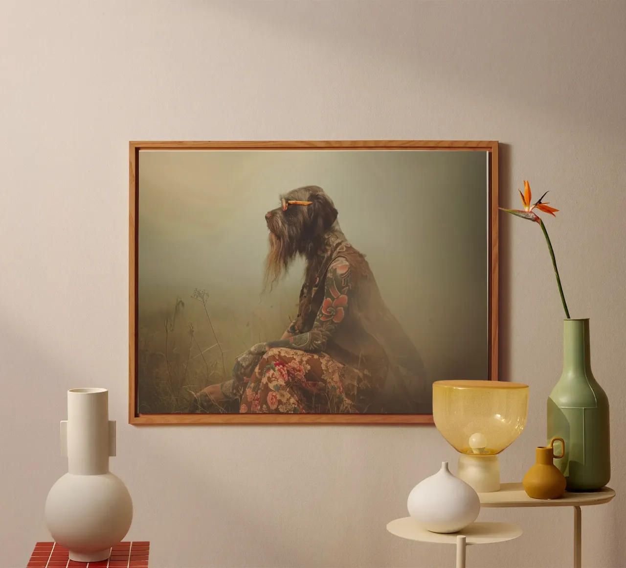 Léonard forex plate by Affiches Chien Originales – Dogland