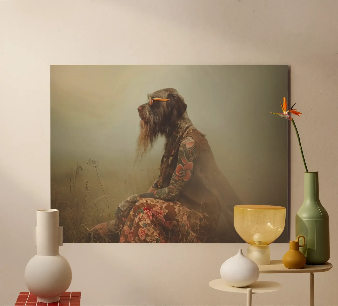 Léonard alluminio dibond da Affiches Chien Originales – Dogland