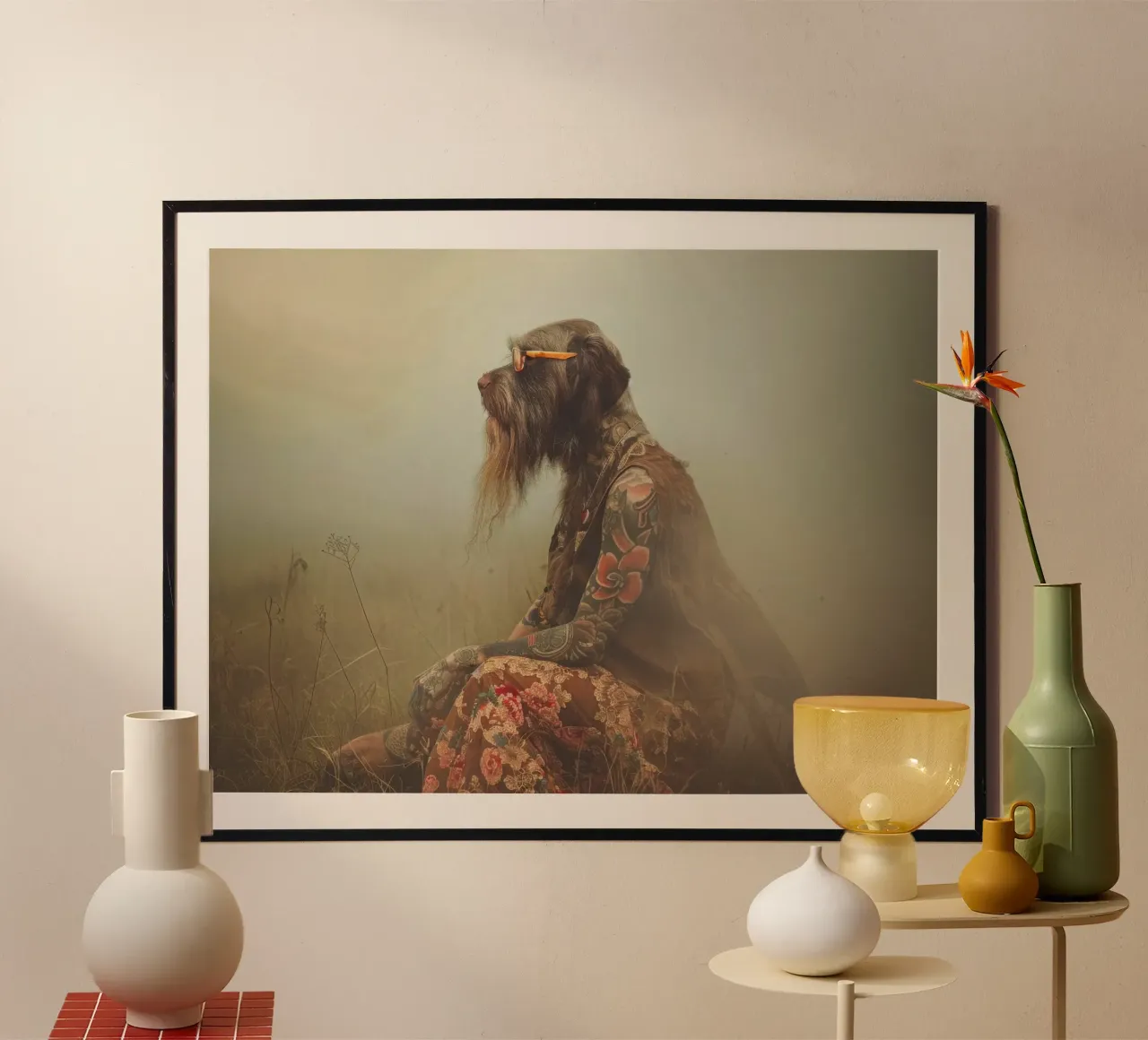 Léonard poster by Affiches Chien Originales – Dogland