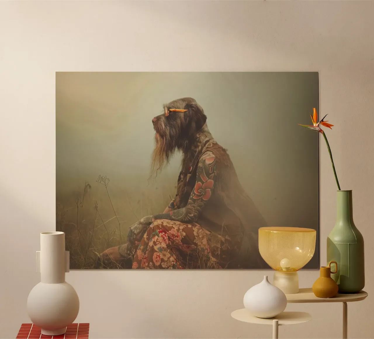 Léonard poster by Affiches Chien Originales – Dogland