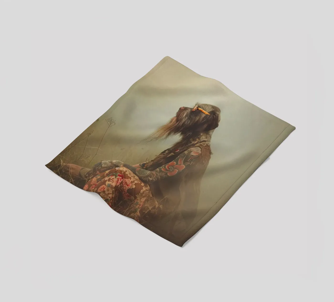 Leonard Fleecedecke von Affiches Chien Originales – Dogland