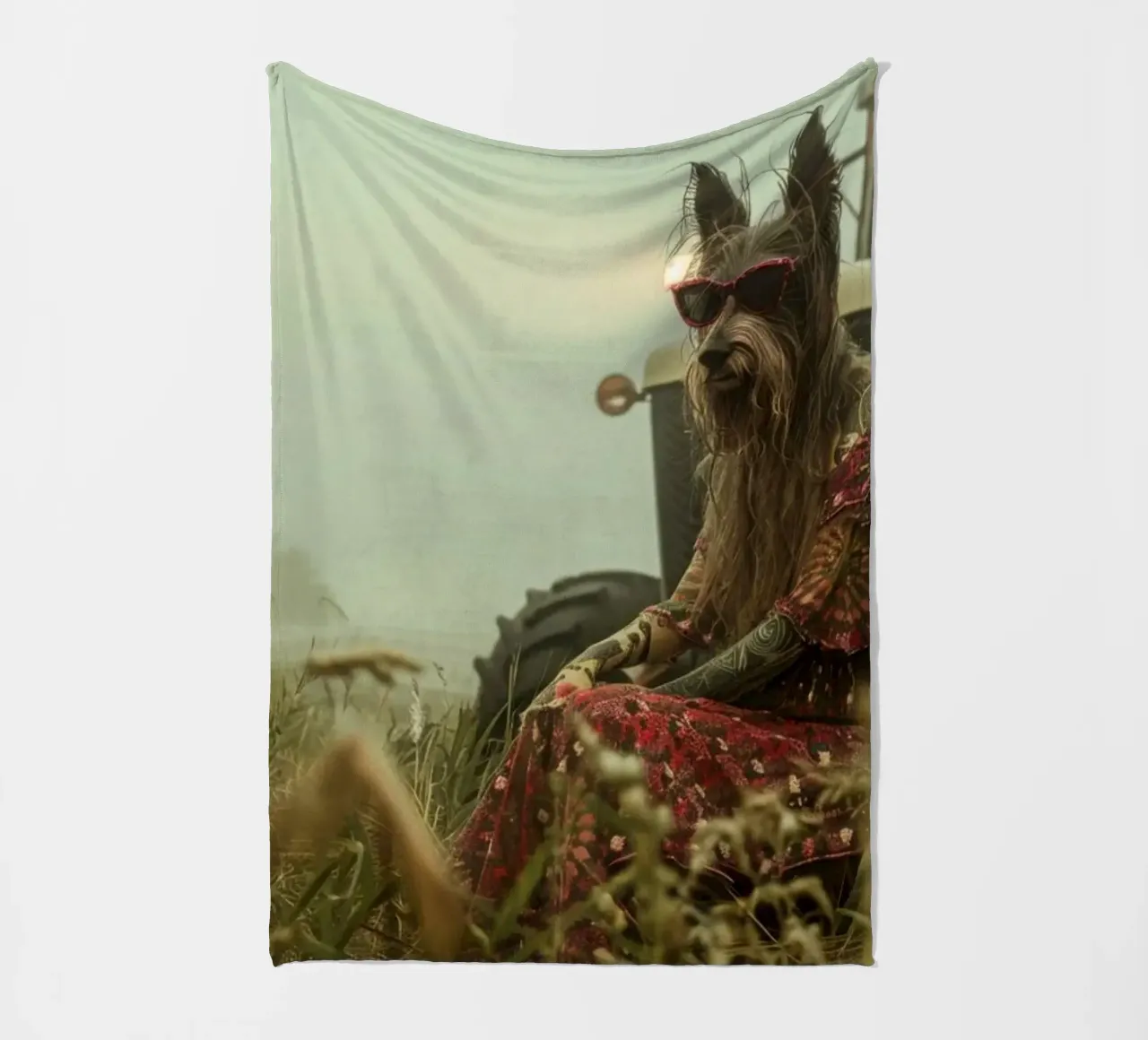 Maxine fleecedeken van Affiches Chien Originales – Dogland