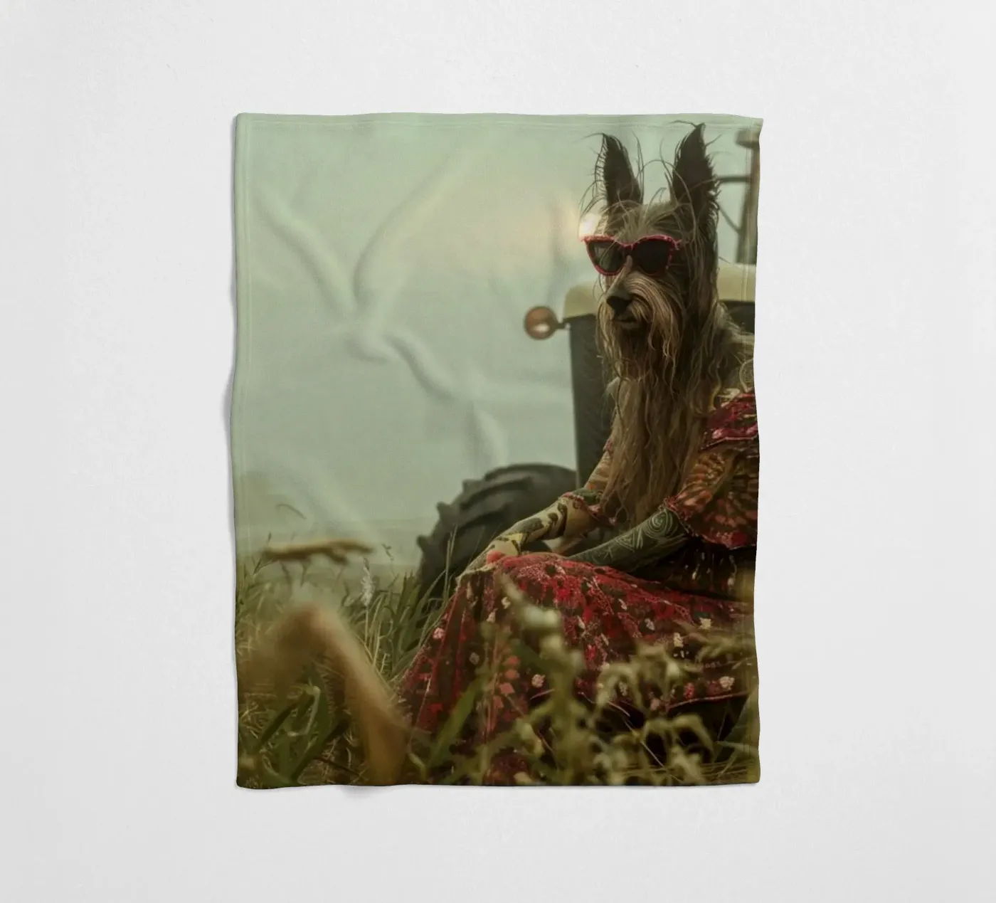 Maxine fleecedeken van Affiches Chien Originales – Dogland