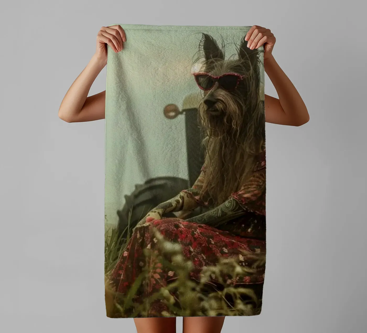 Maxine badhanddoek van Affiches Chien Originales – Dogland