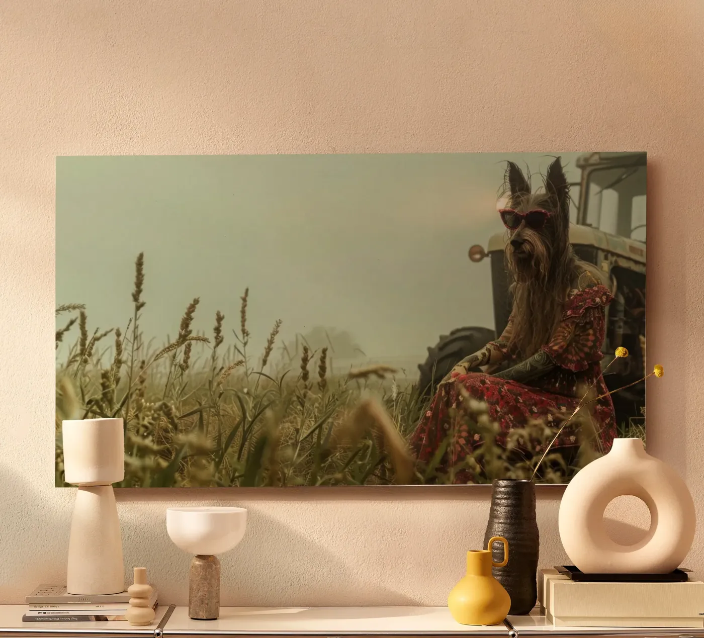 Maxine forex plate by Affiches Chien Originales – Dogland