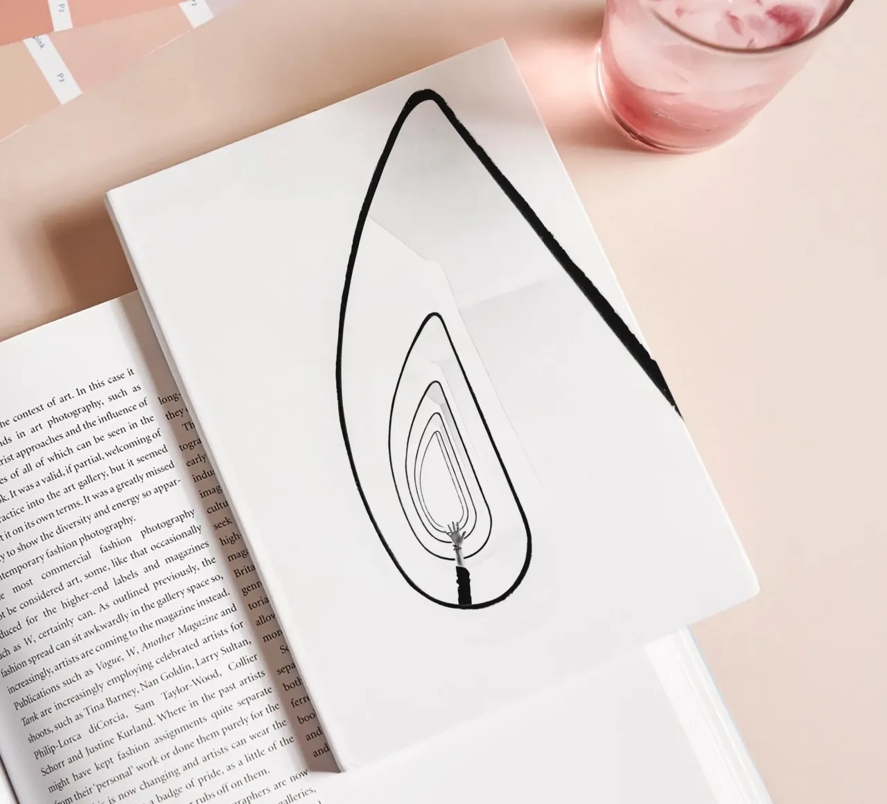 Minimalist geometry - modern and timeless notebook by Whole©