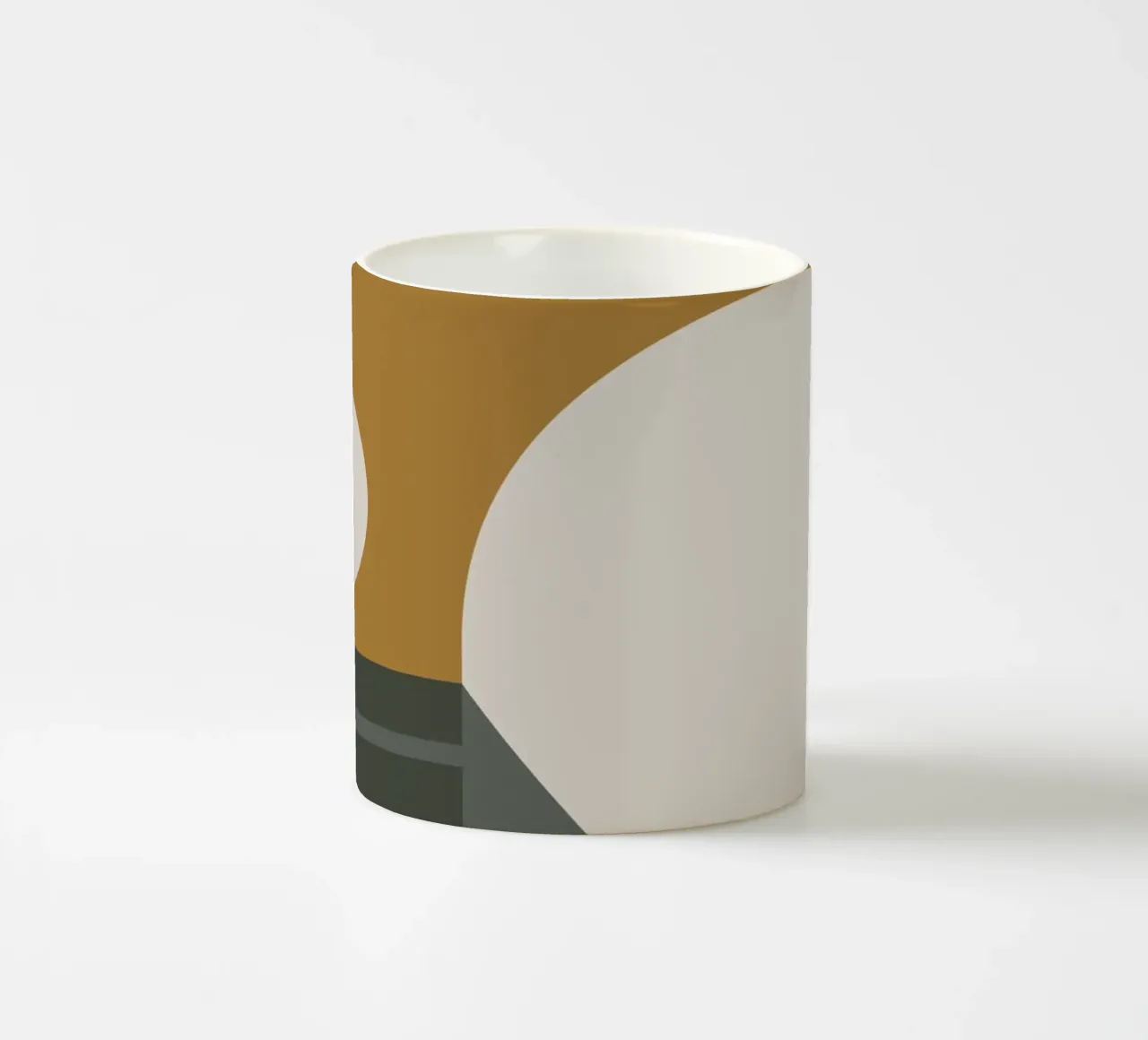 Mid Century Geometric 07 tazza in ceramica da KHouse Studio