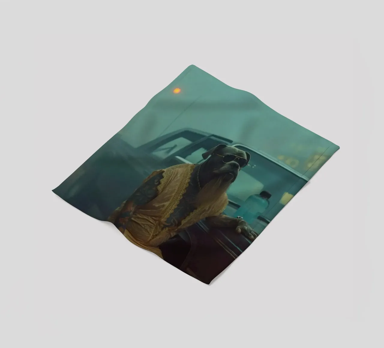 Duky fleecedeken van Affiches Chien Originales – Dogland