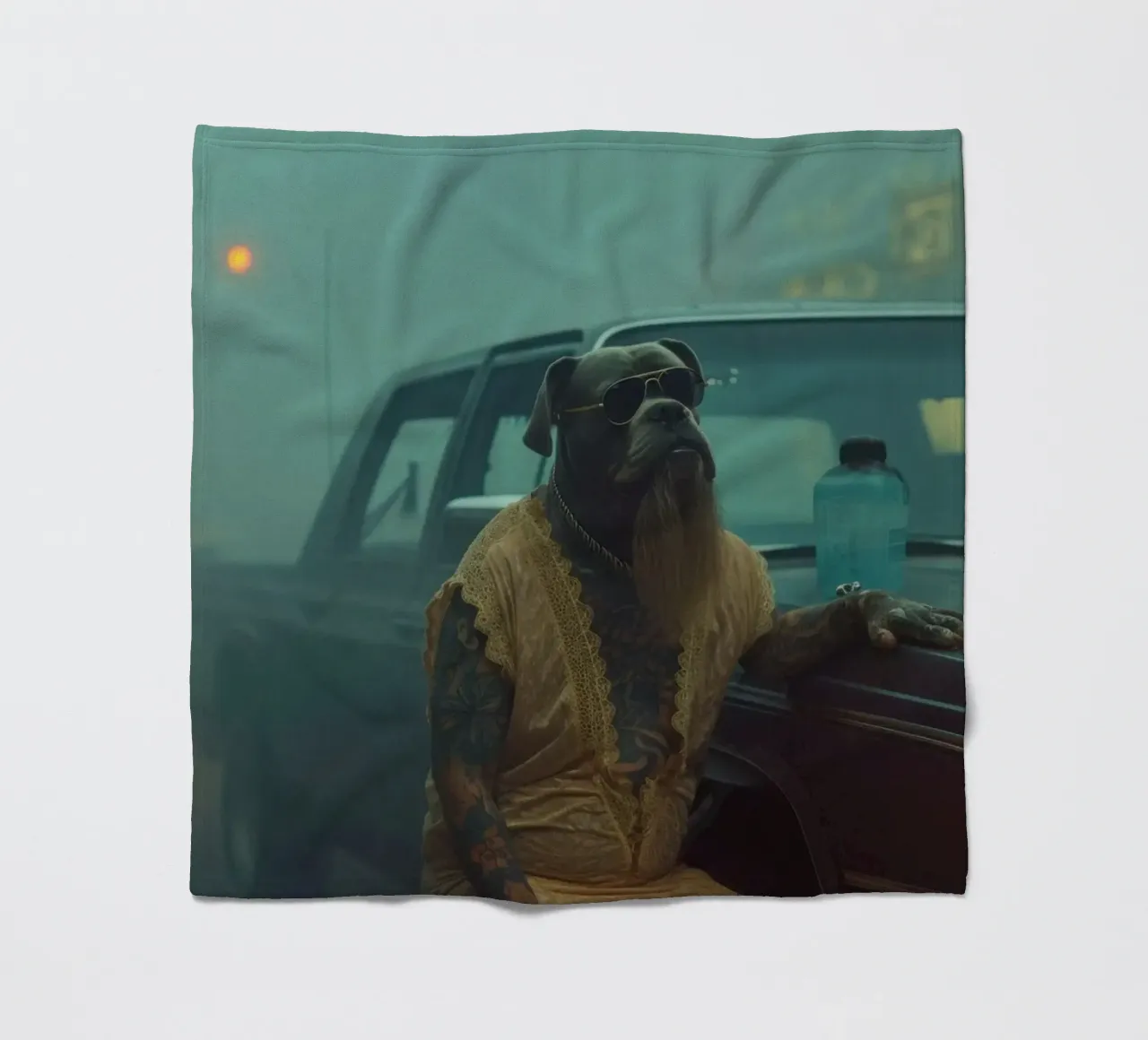 Duky fleecedeken van Affiches Chien Originales – Dogland