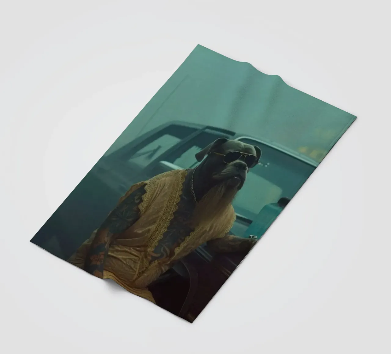 Duky fleecedeken van Affiches Chien Originales – Dogland