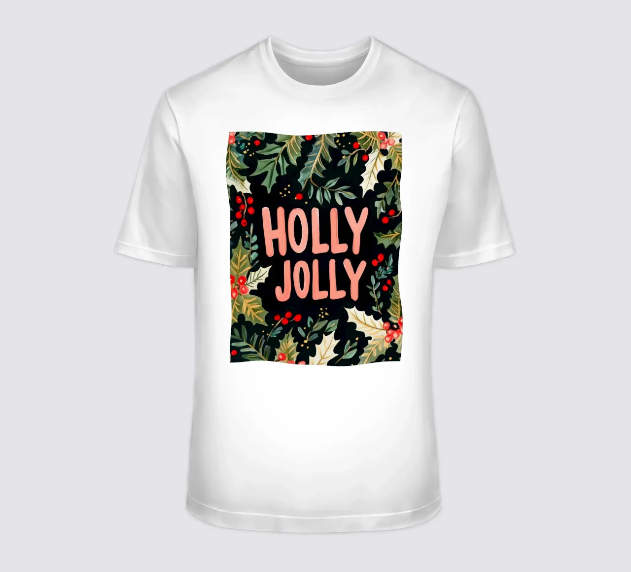 Holly Jolly No 4 t-shirt by treechild