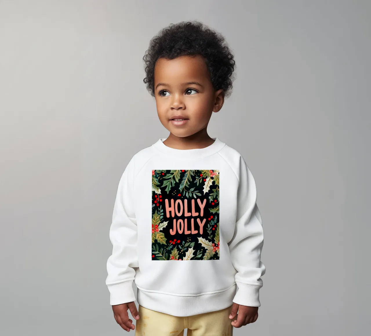 Holly Jolly No 4 felpa neonato da treechild
