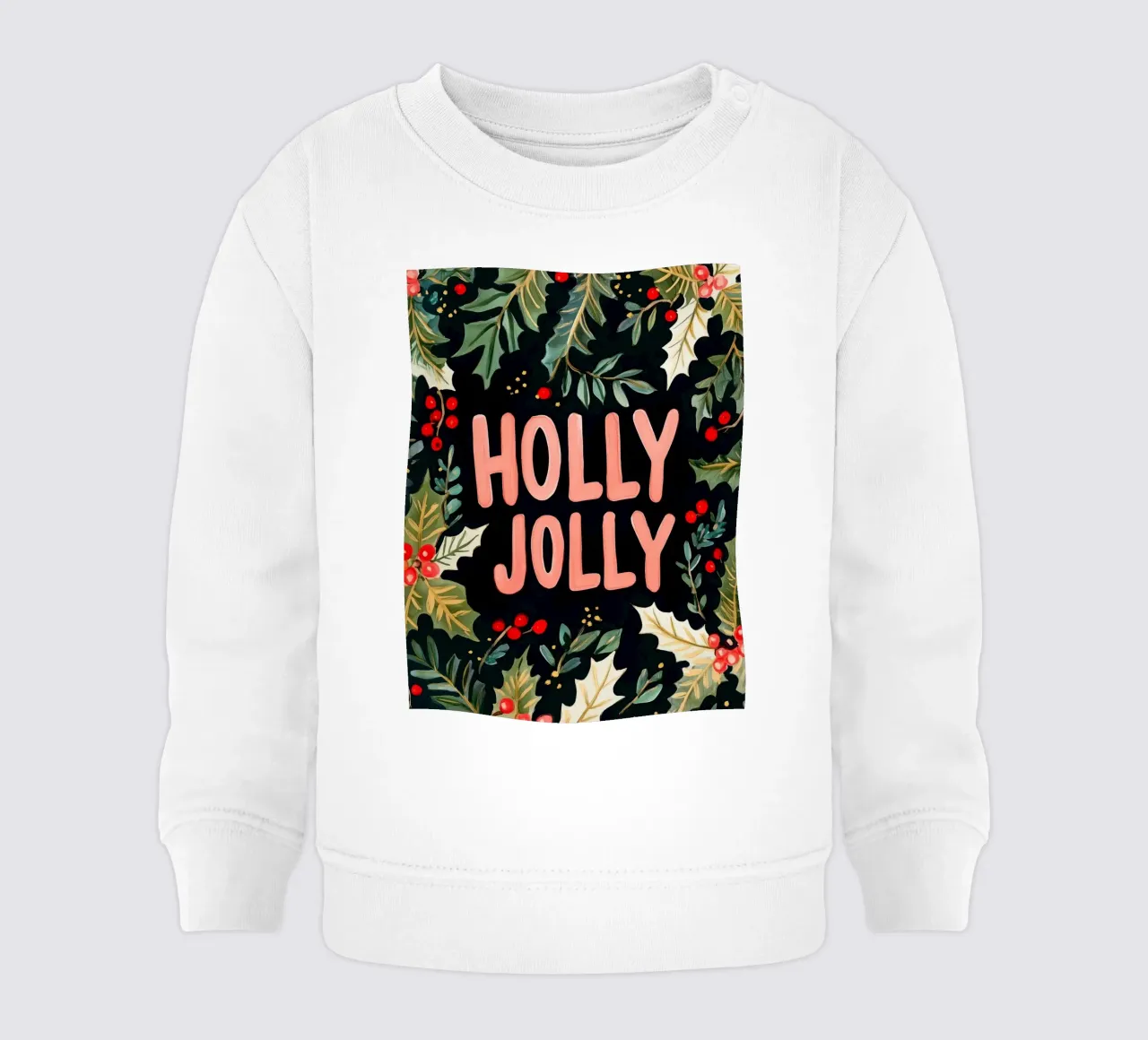Holly Jolly No 4 felpa neonato da treechild