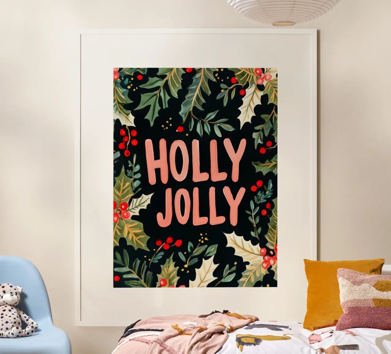 Holly Jolly No 4 carta hahnemühle da treechild