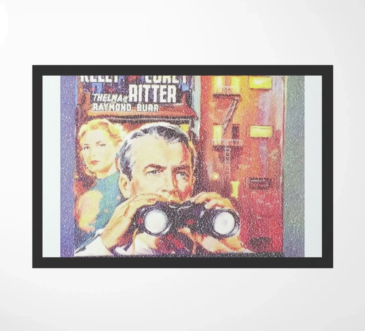 Rear Window Fußmatte von Robotic Ewe