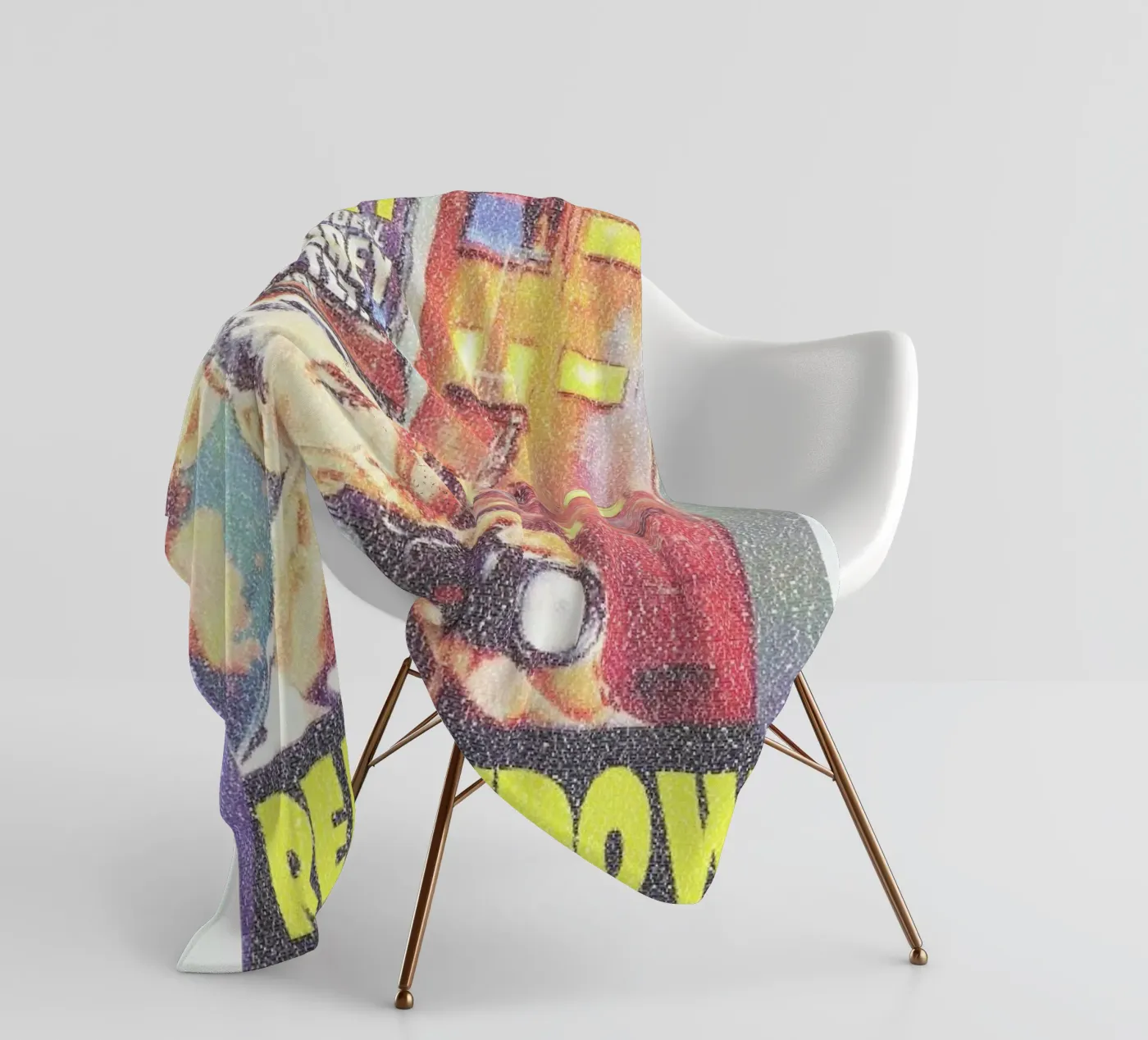Rear Window fleecedeken van Robotic Ewe