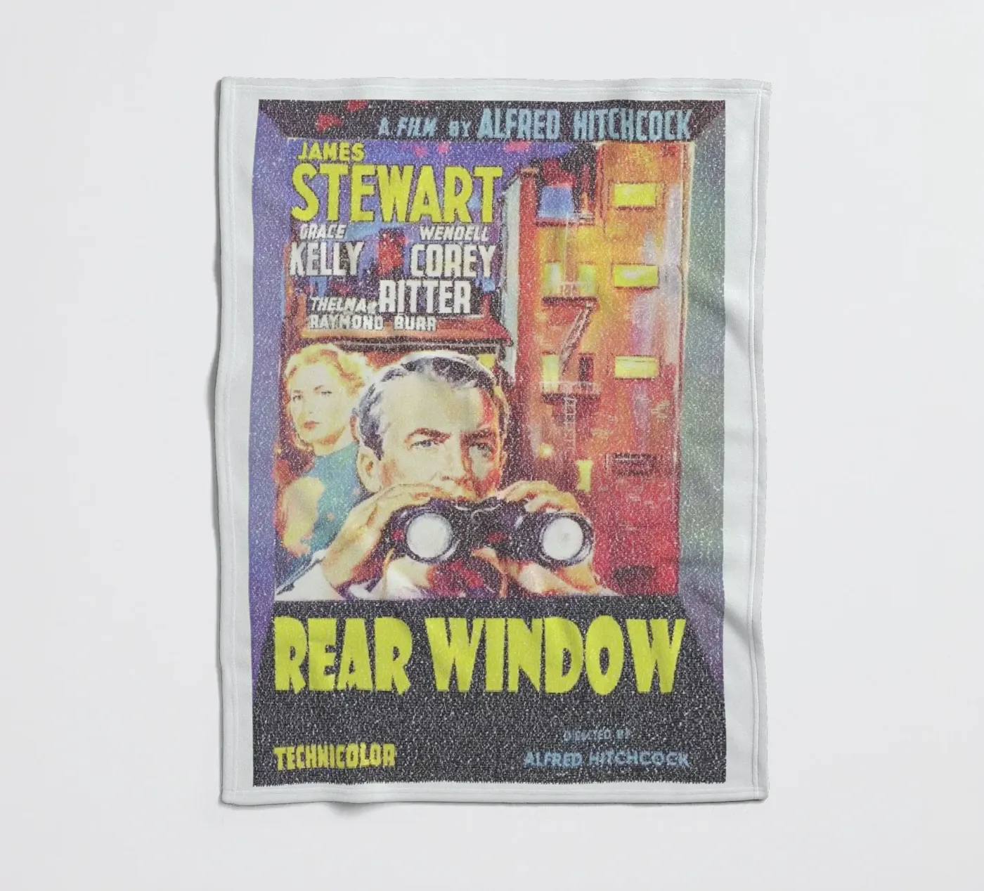 Rear Window fleecedeken van Robotic Ewe