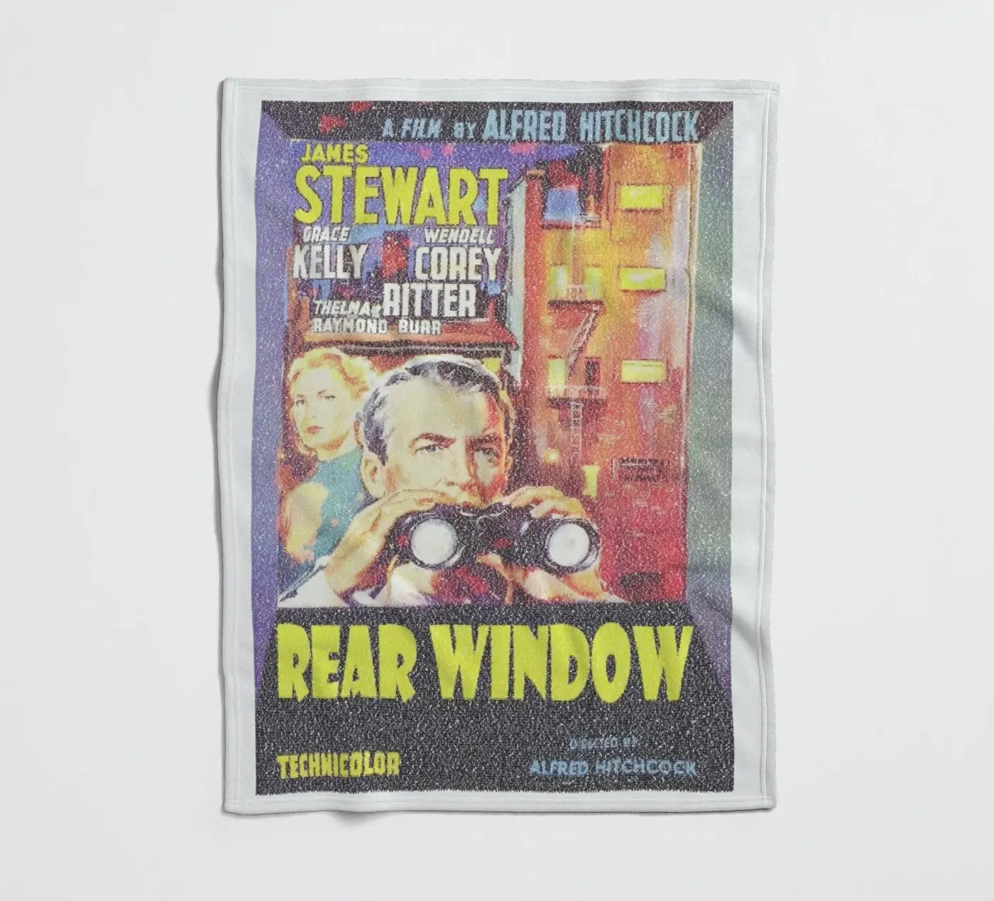 Rear Window Fleecedecke von Robotic Ewe