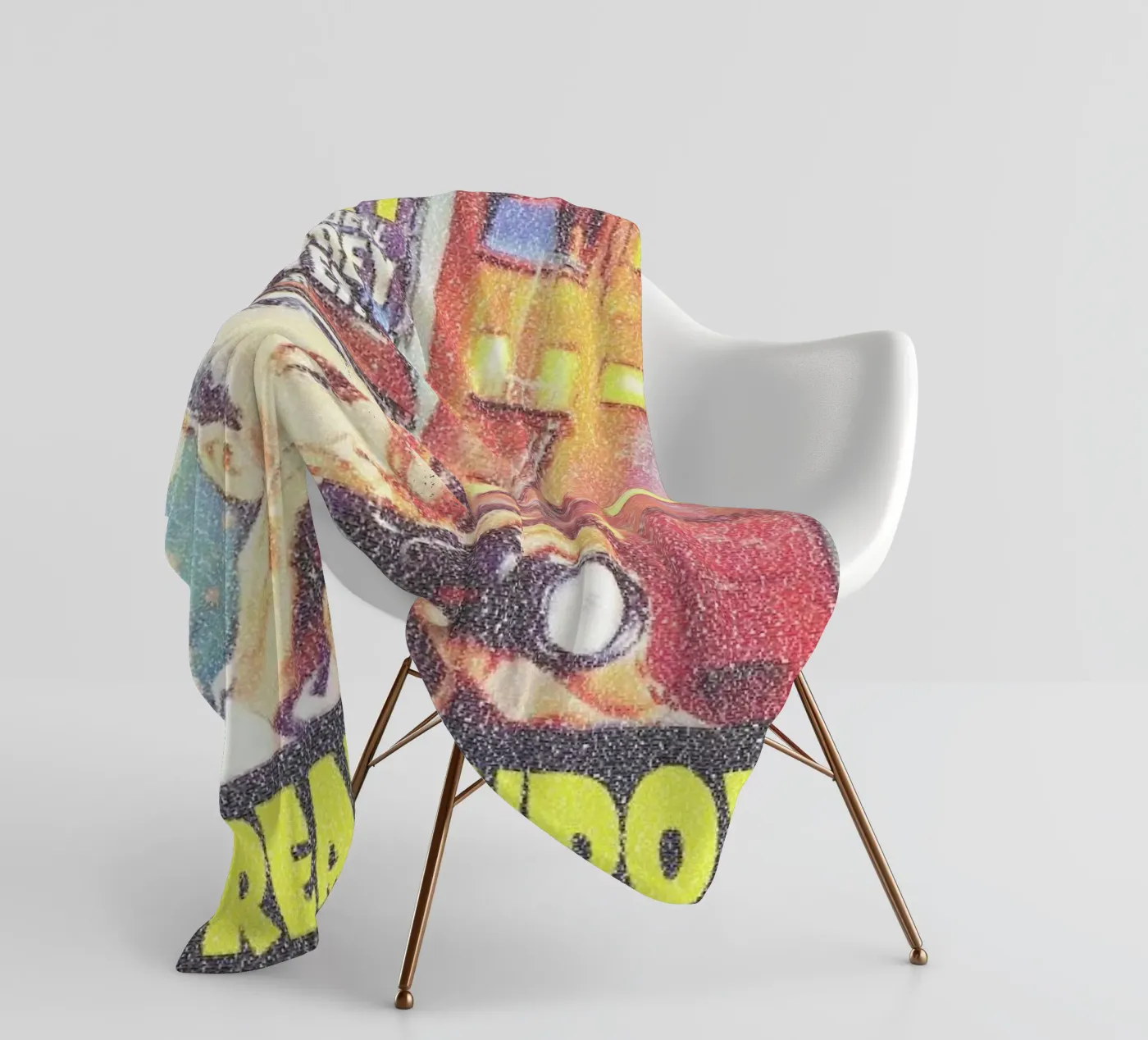Rear Window fleecedeken van Robotic Ewe