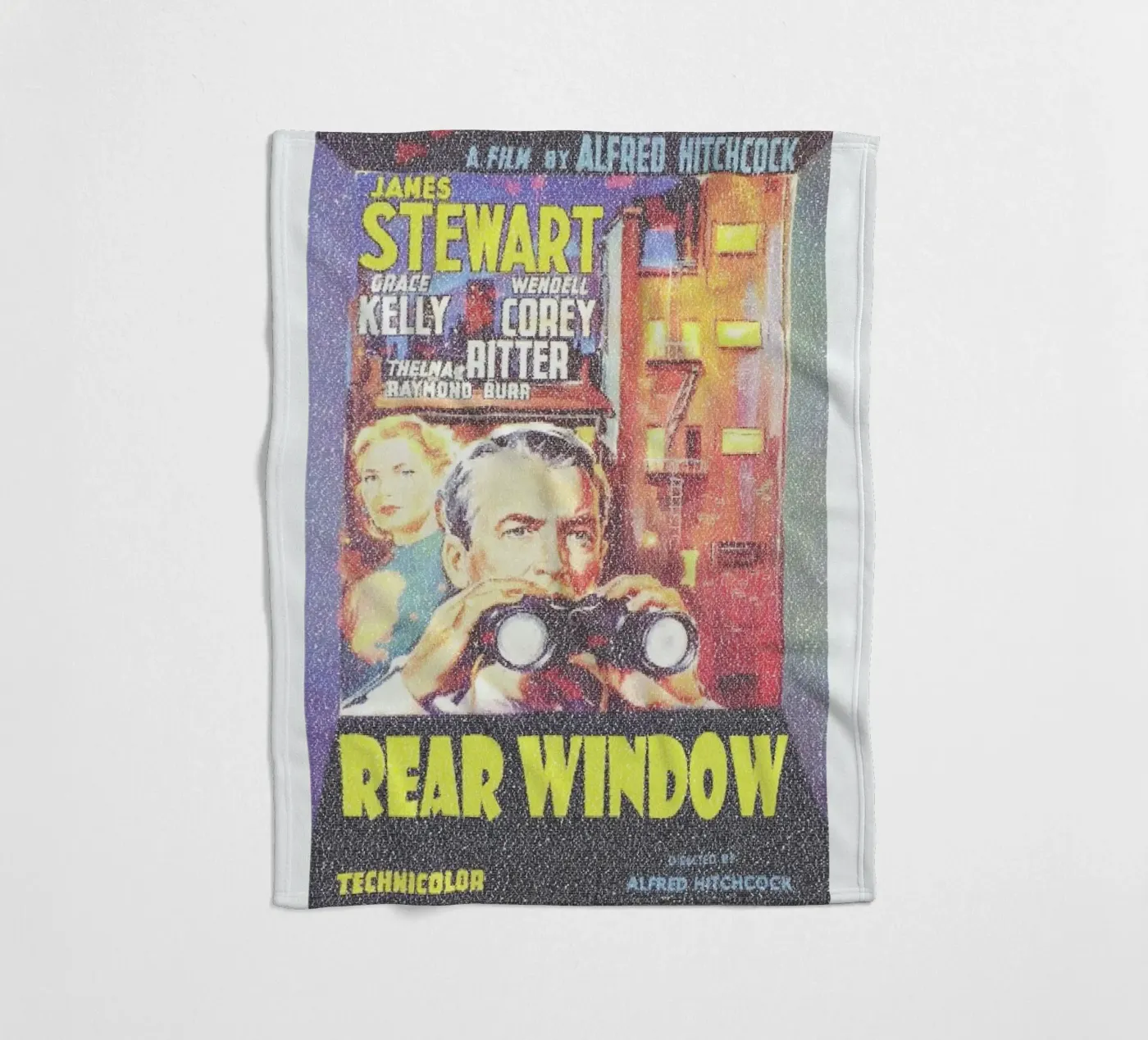 Rear Window Fleecedecke von Robotic Ewe