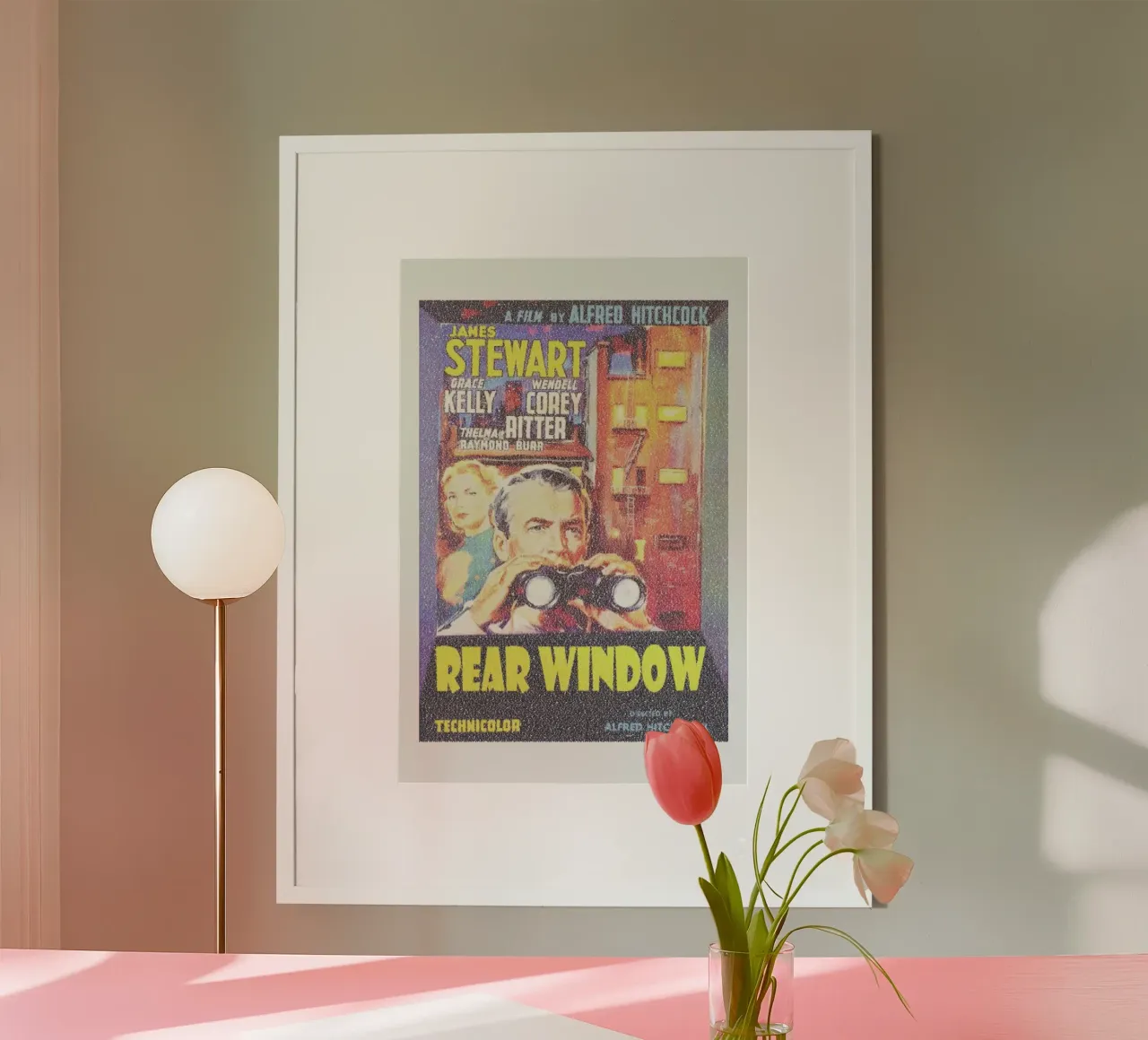 Rear Window poster da Robotic Ewe