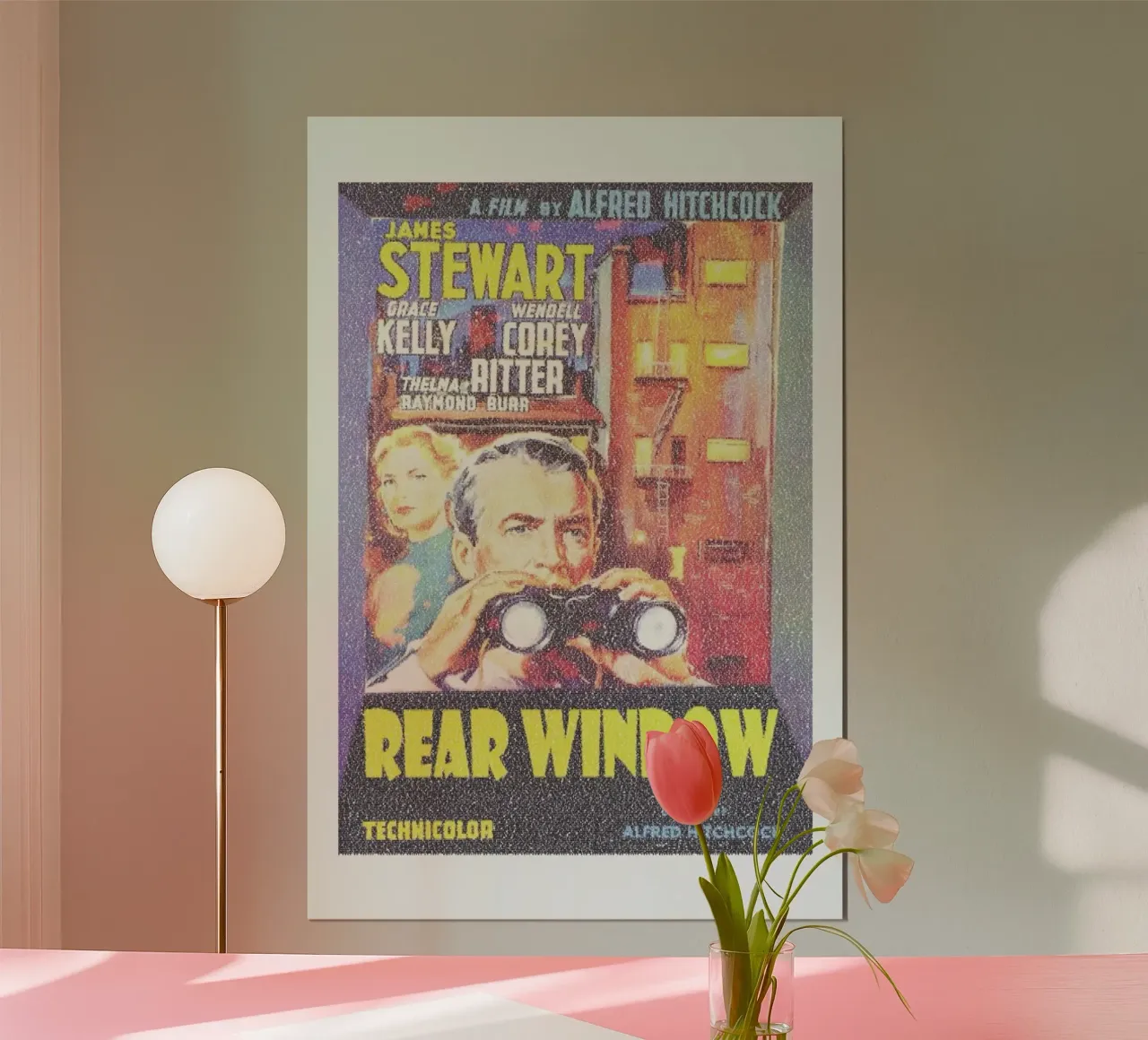 Rear Window poster da Robotic Ewe
