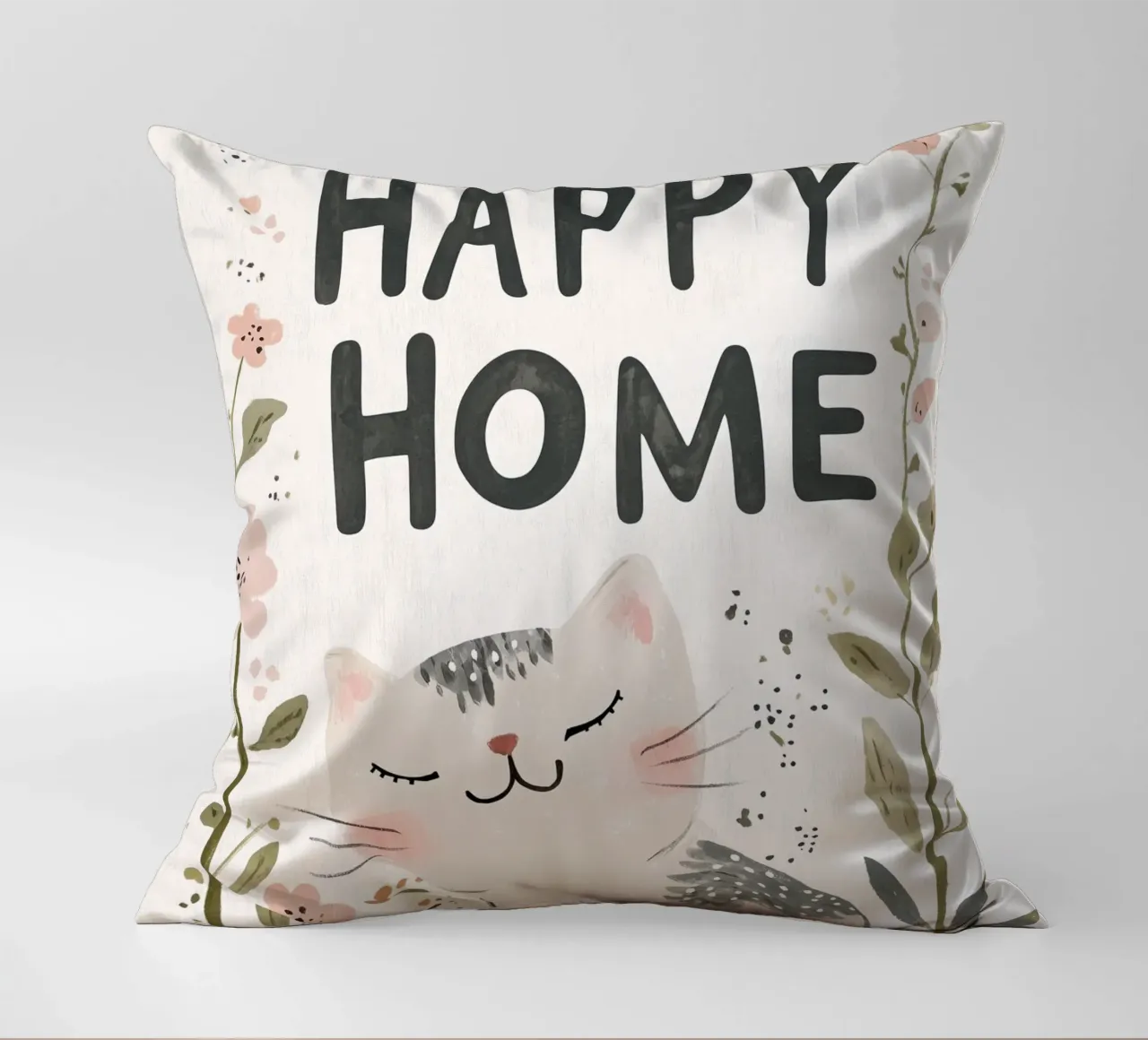 Happy Home No 2 cuscino da treechild