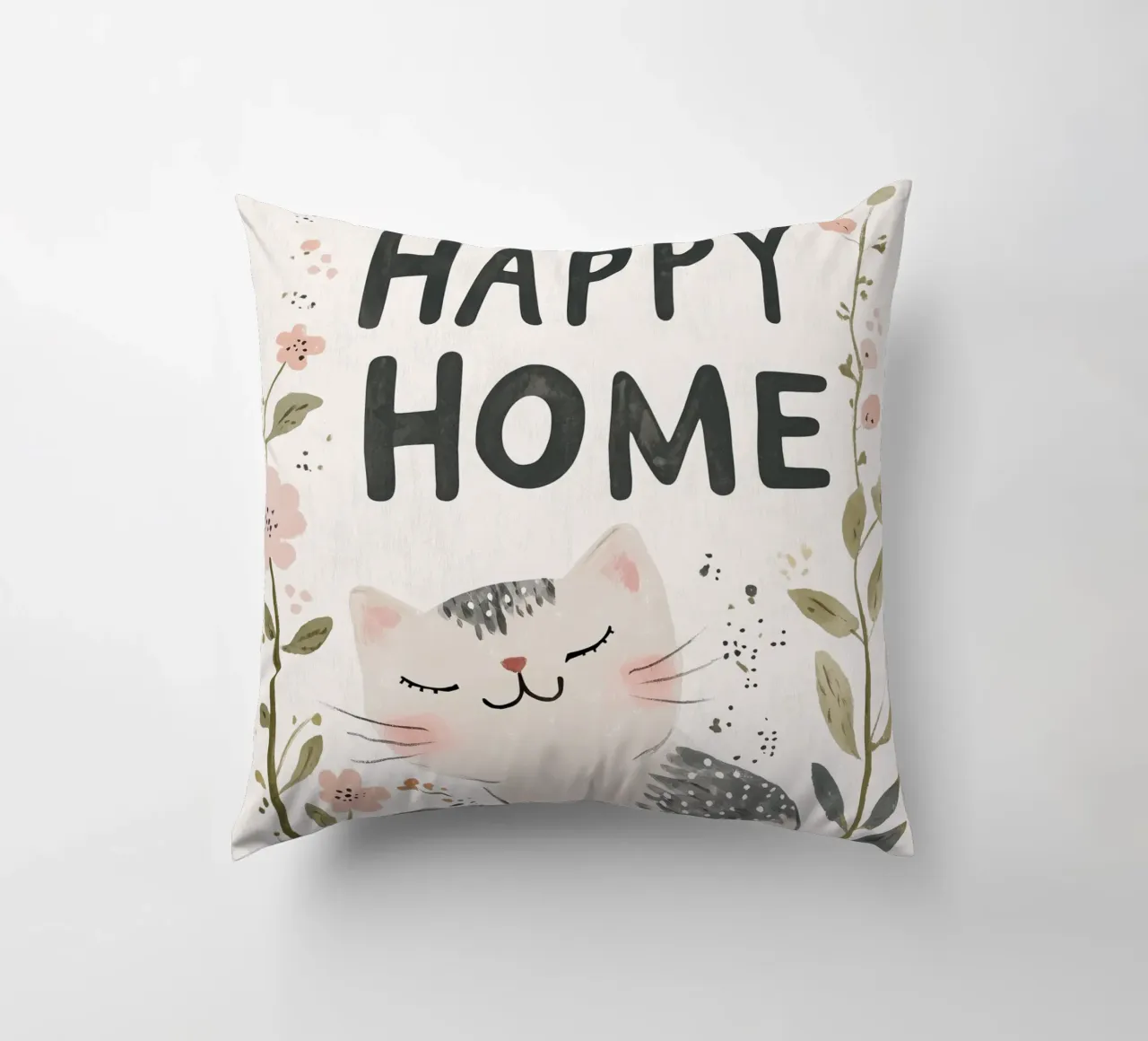 Happy Home No 2 cuscino da treechild