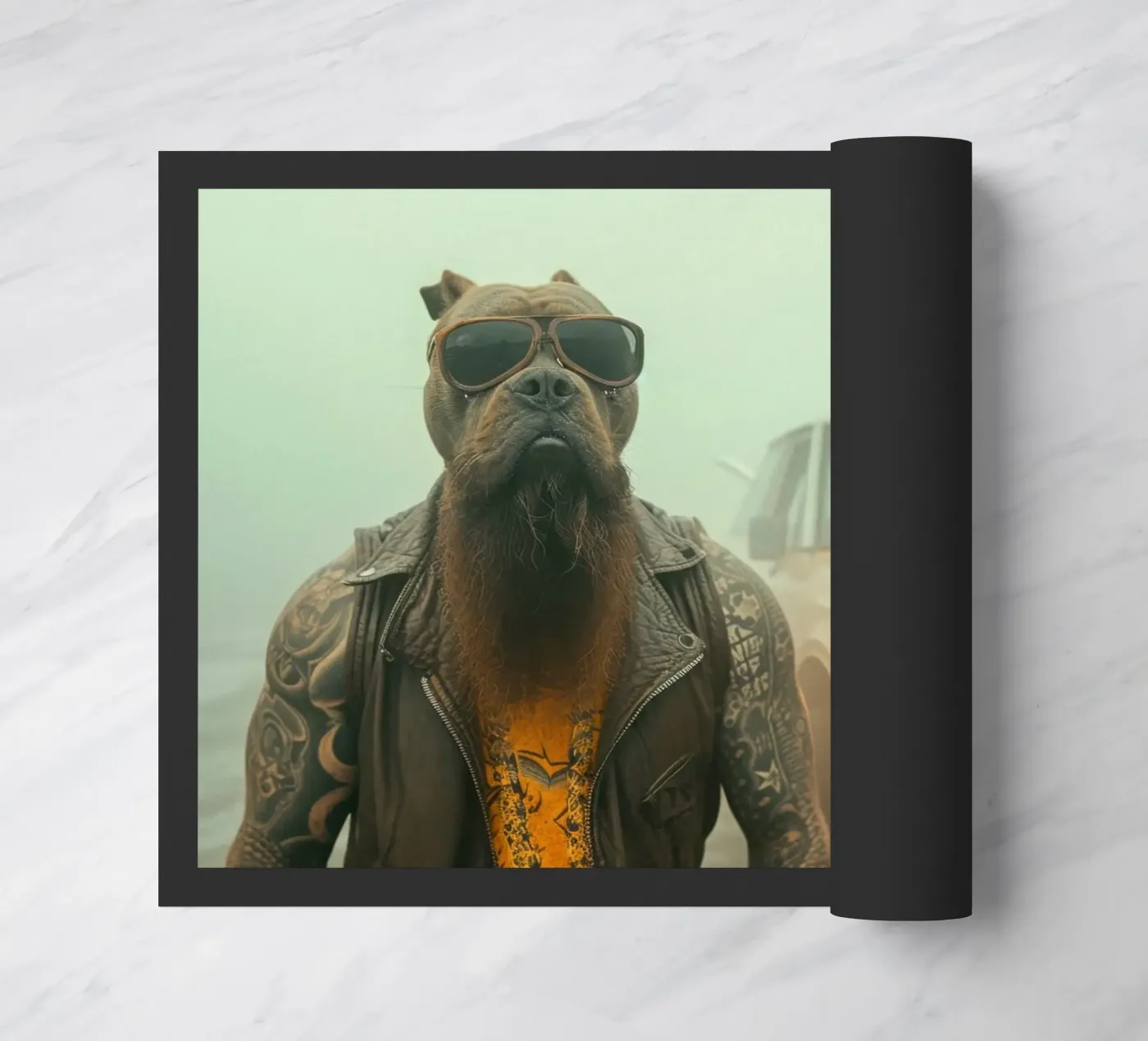 Snake doormat by Affiches Chien Originales – Dogland