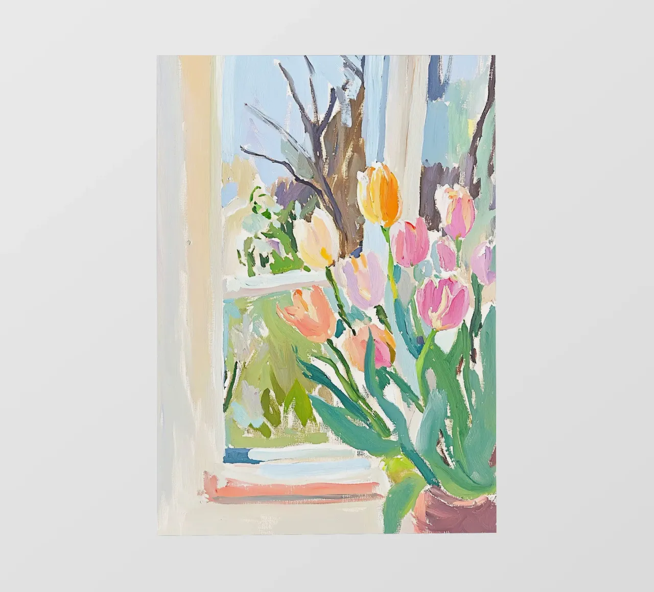 Davanzale di fiori Tuplen Fauvismo telo in pvc da Euphoria Theresa