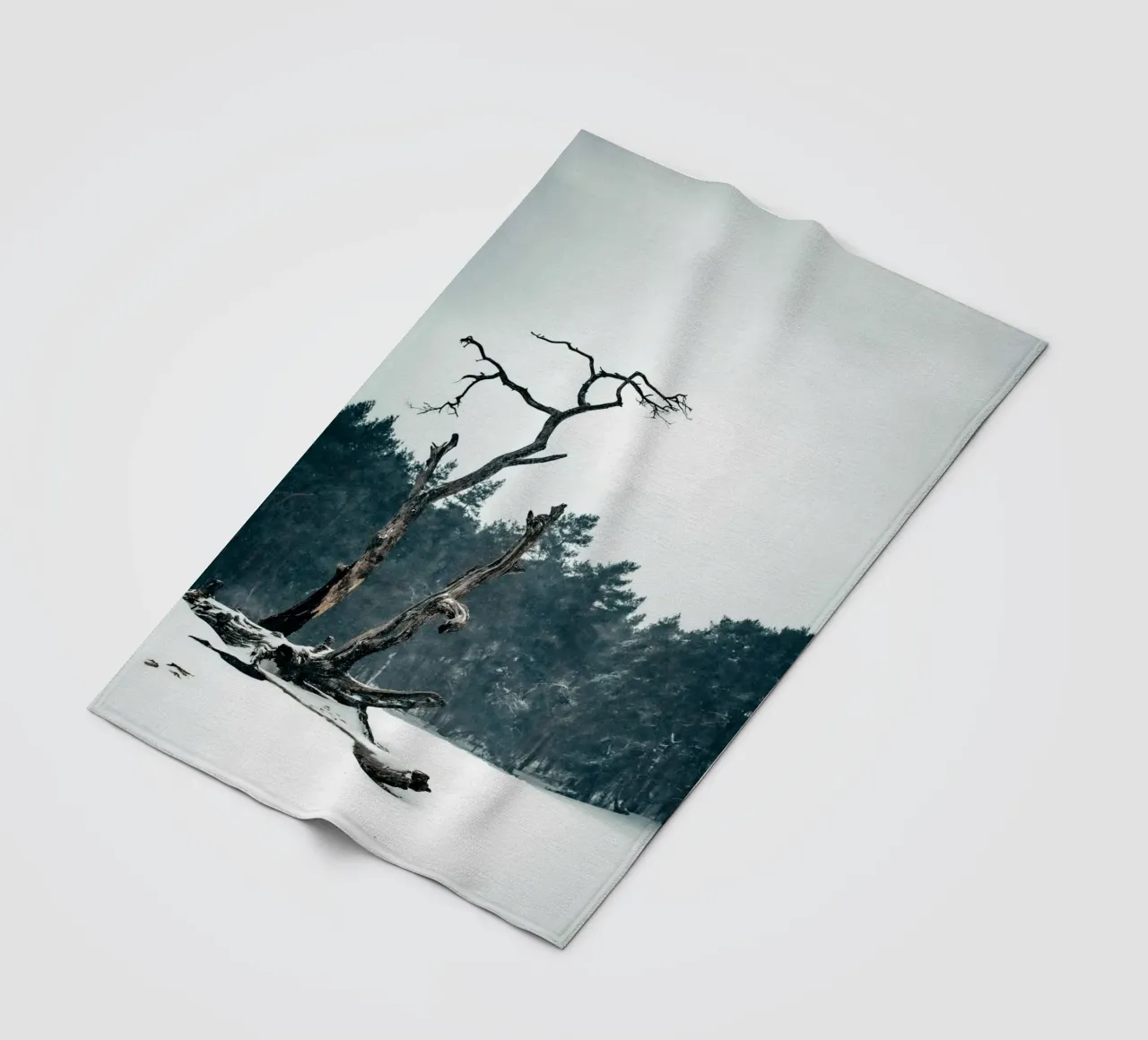 Albero d'inverno - Bellezza solitaria coperta in pile da Whole©