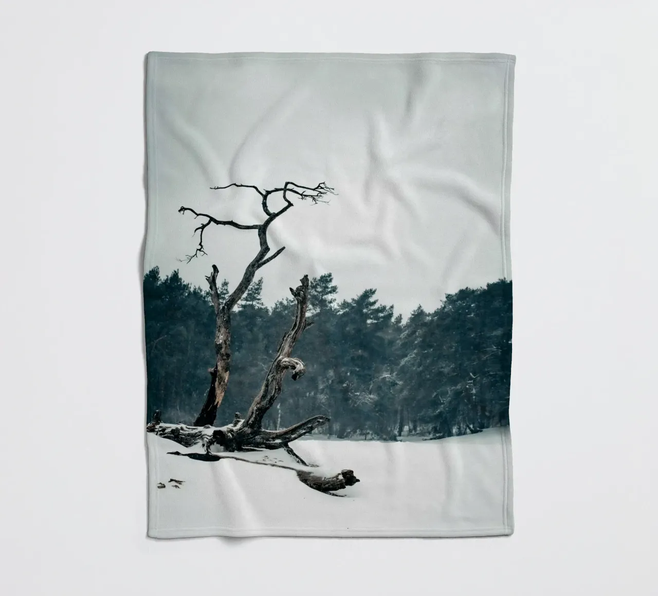 Albero d'inverno - Bellezza solitaria coperta in pile da Whole©
