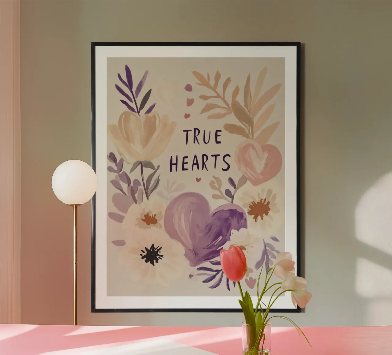 True Hearts No 2 carta hahnemühle da treechild