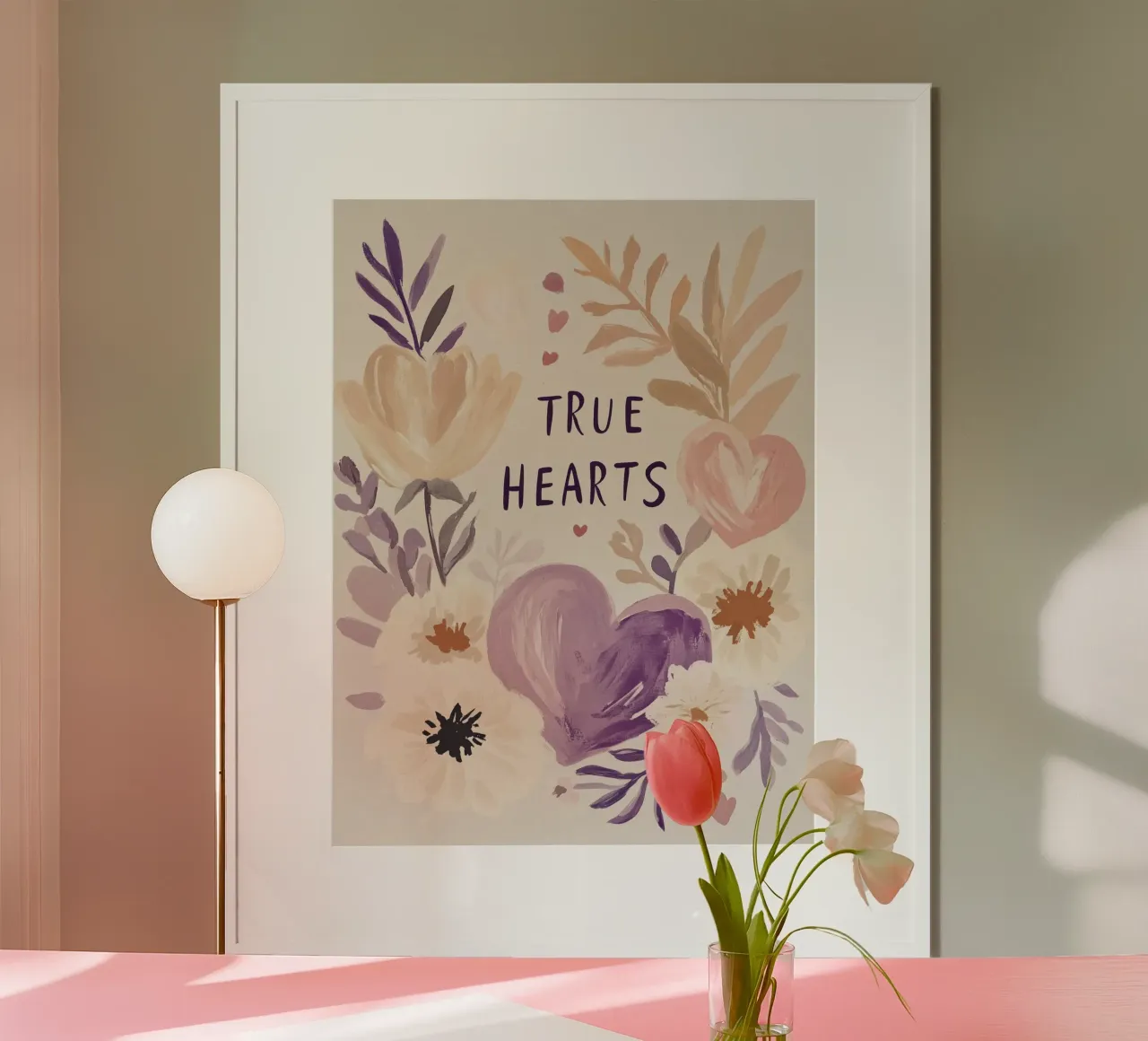 True Hearts No 2 carta hahnemühle da treechild