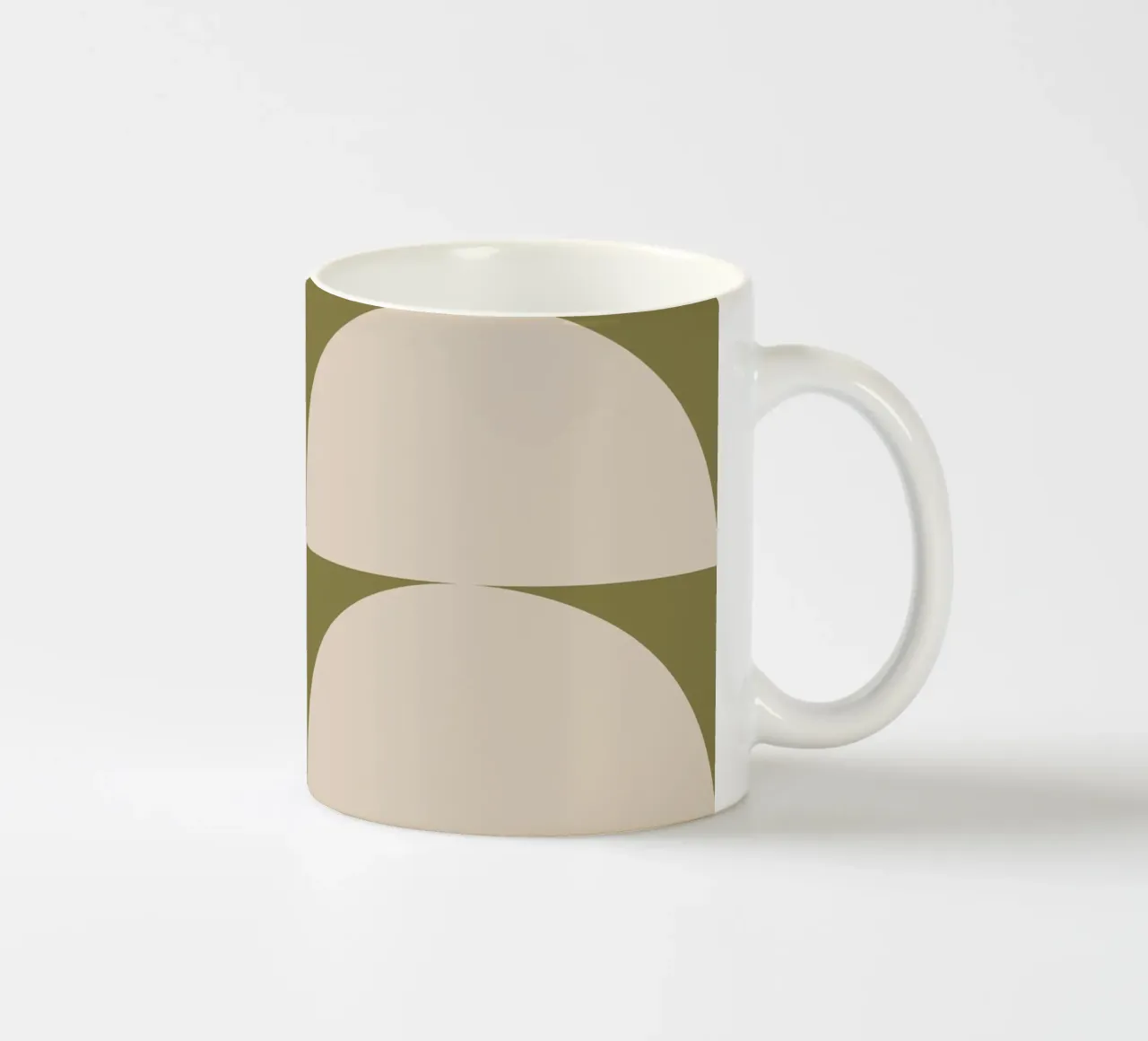 Mid Century Geometric 09 tazza in ceramica da KHouse Studio