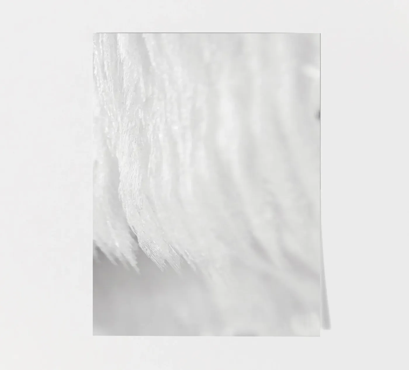 Flowing texture - white sticker sheet by Whole©