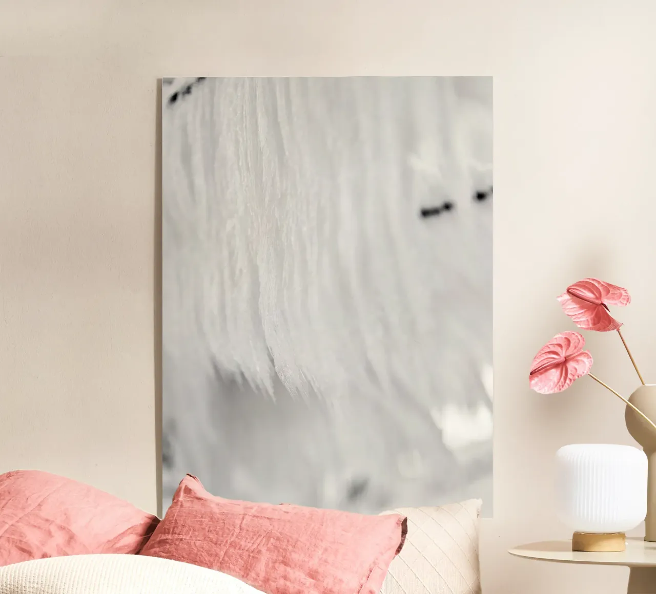 Texture fluida - bianco plexiglass da Whole©