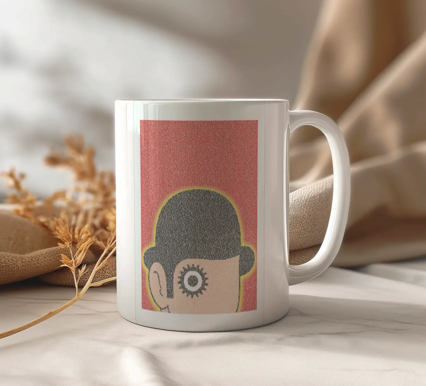 A Clockwork Orange ceramic mug by Robotic Ewe