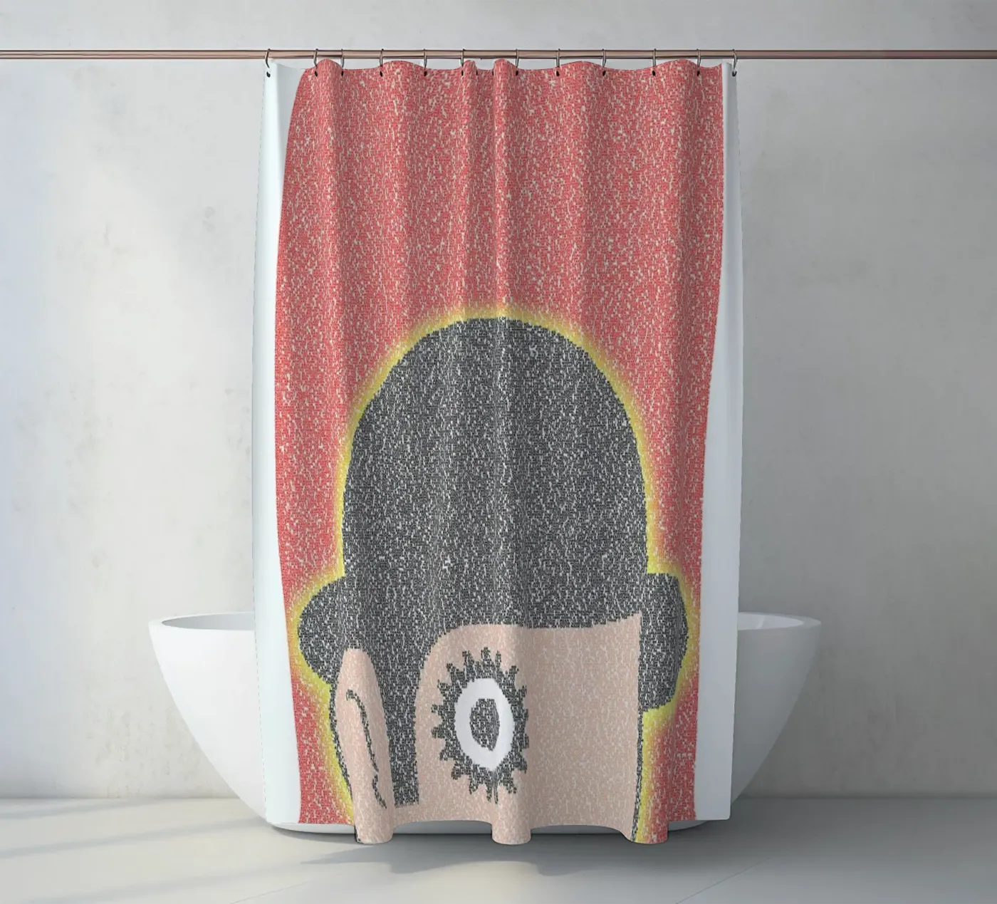 A Clockwork Orange Duschvorhang von Robotic Ewe