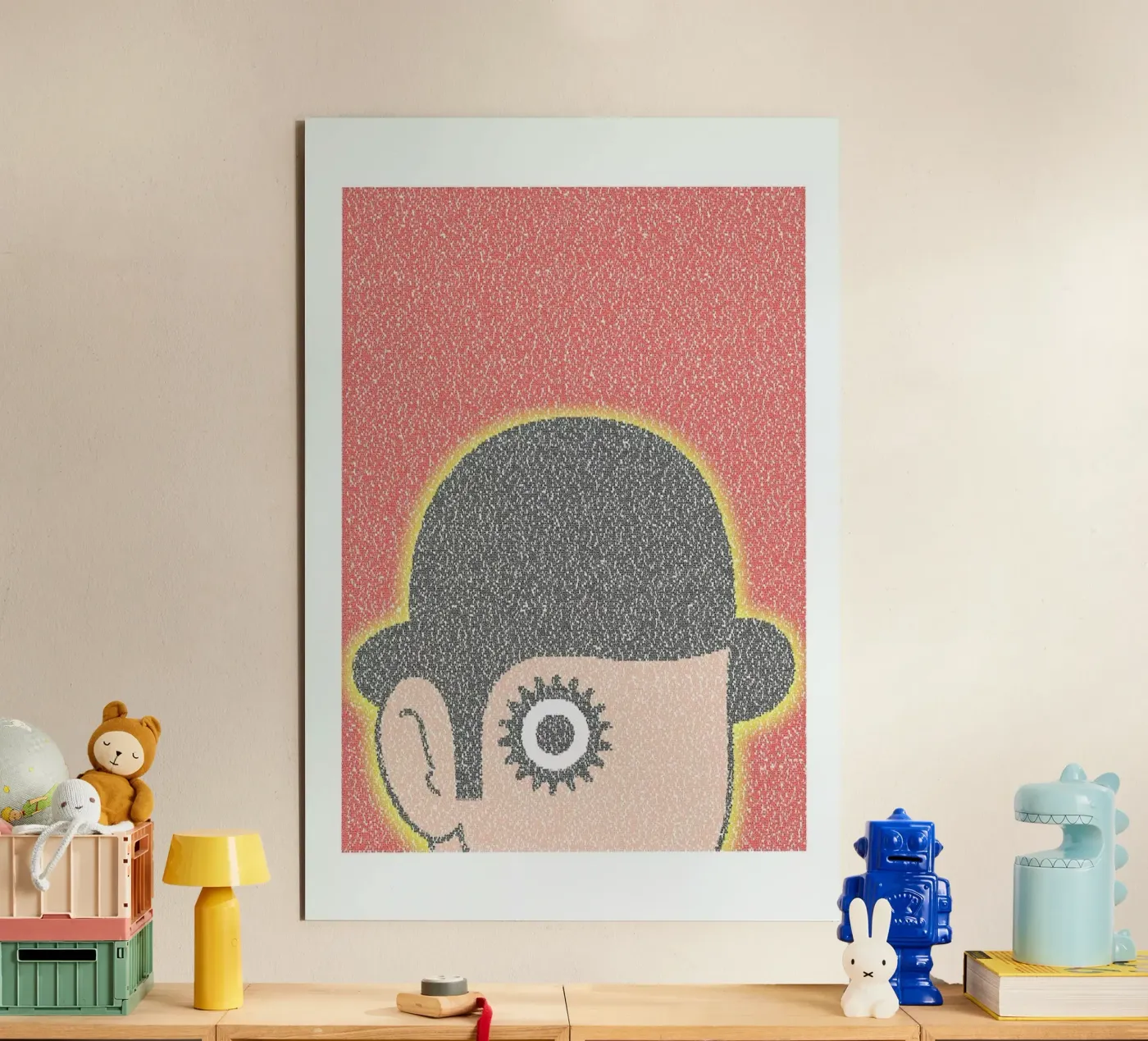 A Clockwork Orange alluminio dibond da Robotic Ewe