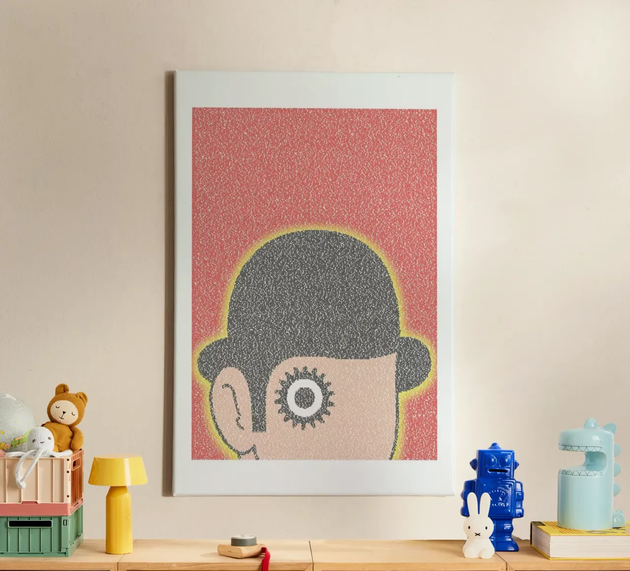 A Clockwork Orange tela con Cornice a cassetta da Robotic Ewe