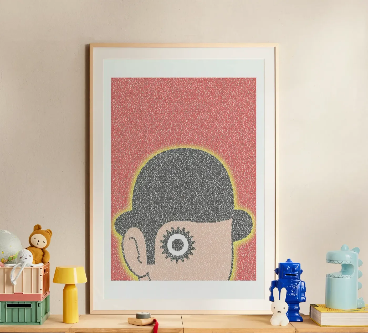 A Clockwork Orange poster van Robotic Ewe