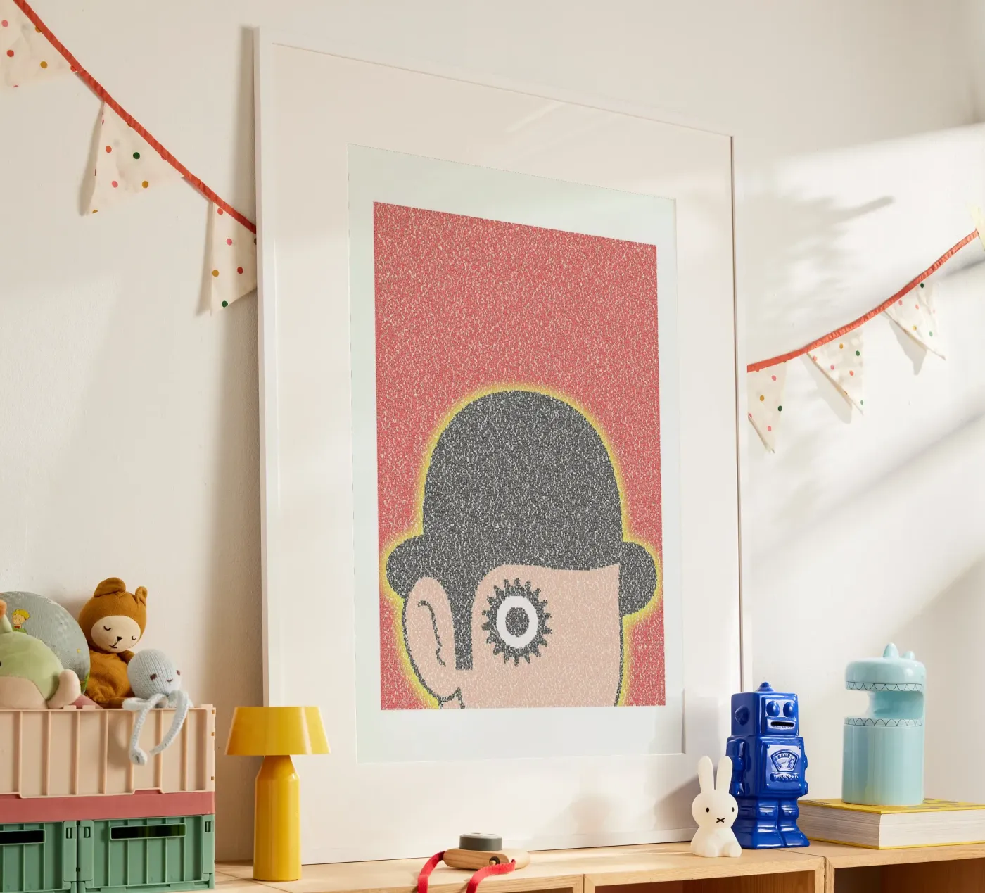 A Clockwork Orange poster van Robotic Ewe