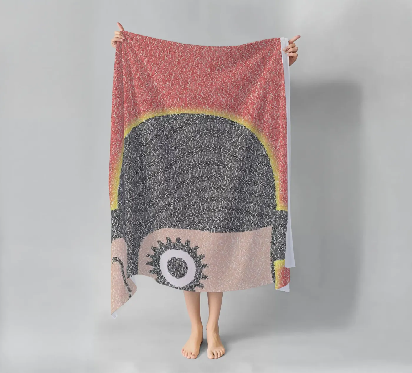 A Clockwork Orange beach towel by Robotic Ewe